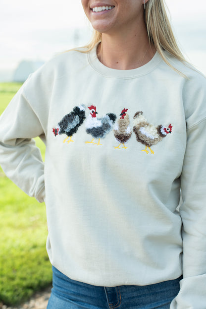 Fluffy Chicken Crewneck