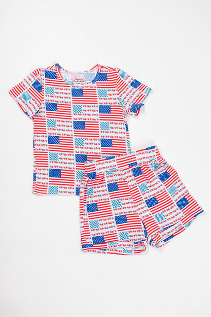 Fruit Flag Toddler/Youth Bamboo Pajama Set