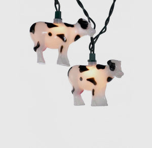 Cow Christmas Light Set