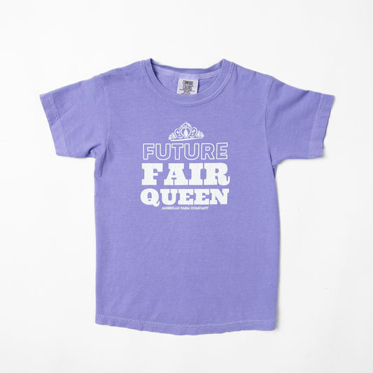 'Future Fair Queen' Purple Toddler/Youth Tee