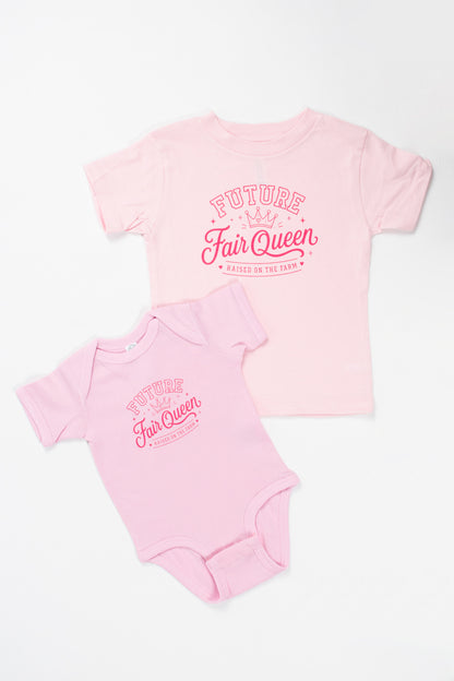'Future Fair Queen' Pink Toddler/Youth Tee