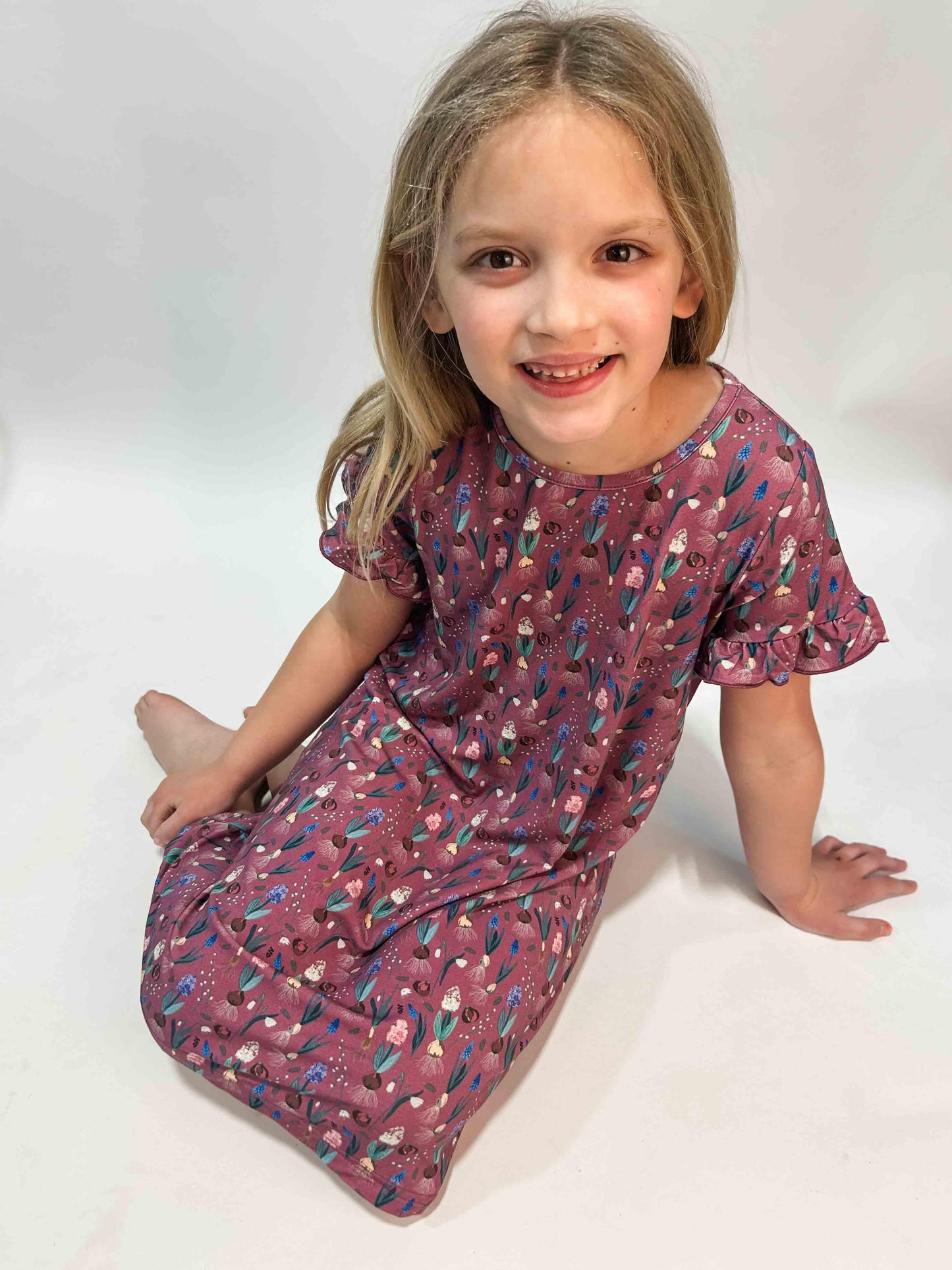 Garden Toddler/Youth Bamboo Pajama Dress - American Farm Company