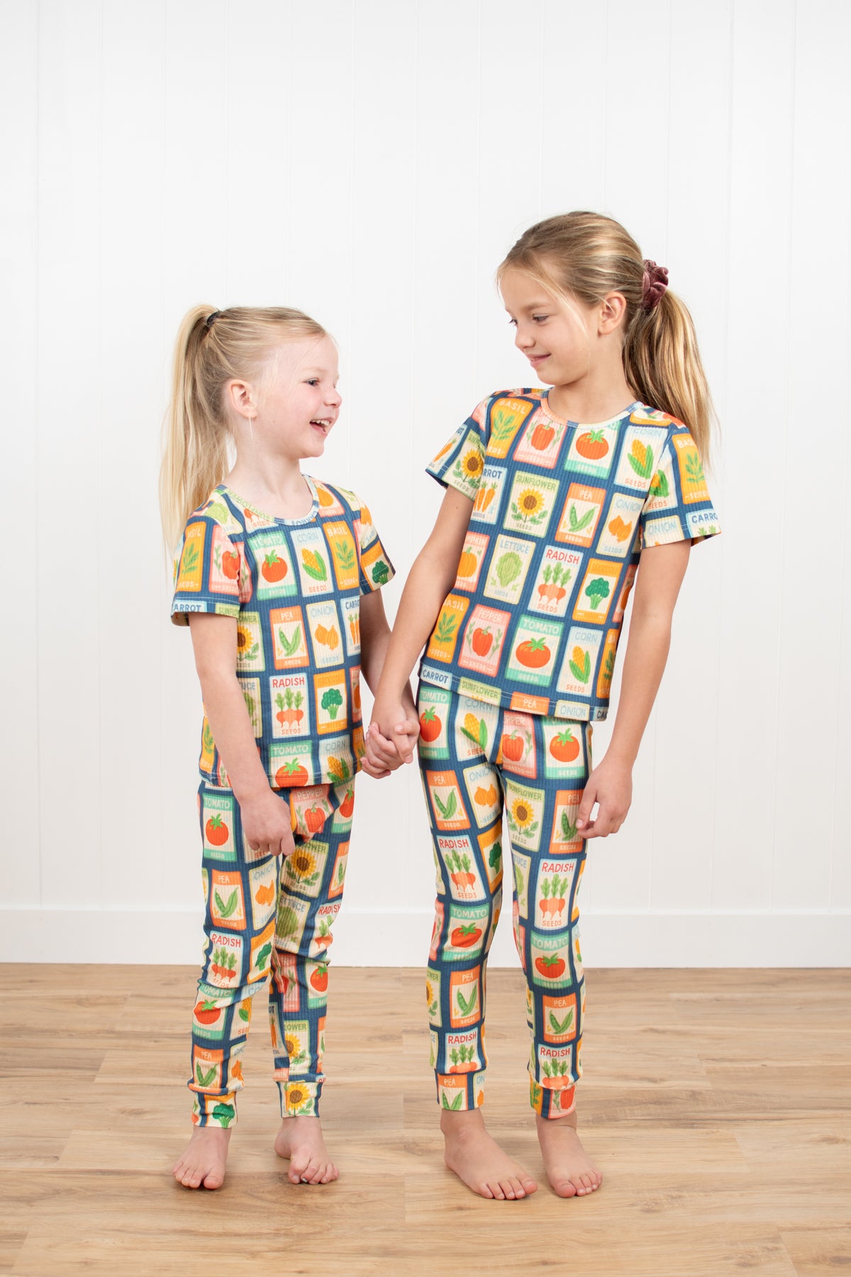 Garden Seed Toddler/Youth Ribbed Cotton Pajama Set