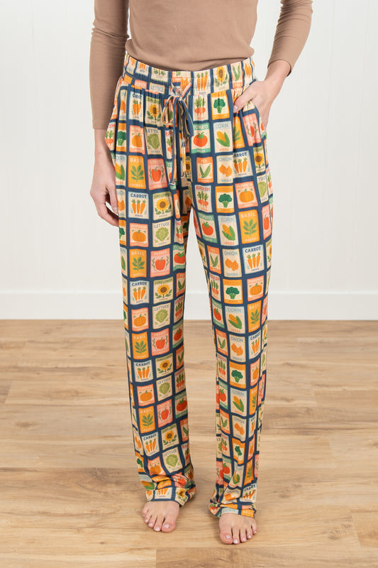 Garden Seeds Adult Bamboo Pajama Pants