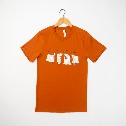 Ghost Cows Burnt Orange Tee - American Farm Company