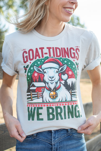 'Goat-Tidings We Bring' Tee