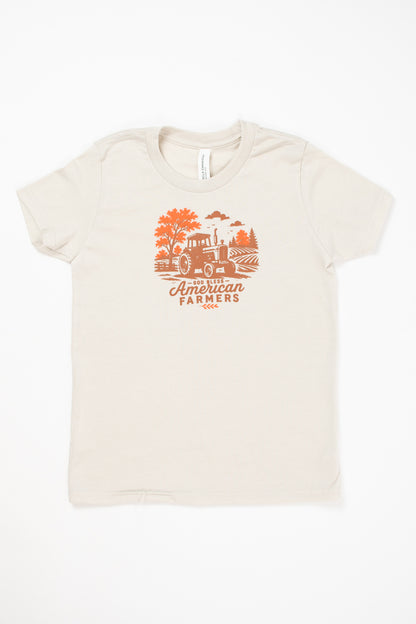 'God Bless American Farmers' Toddler/Youth T-Shirt