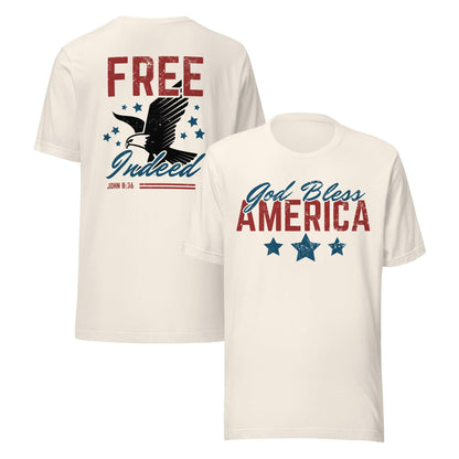 God Bless America' Ivory Tee