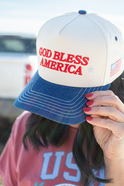 'God Bless America' Trucker Hat