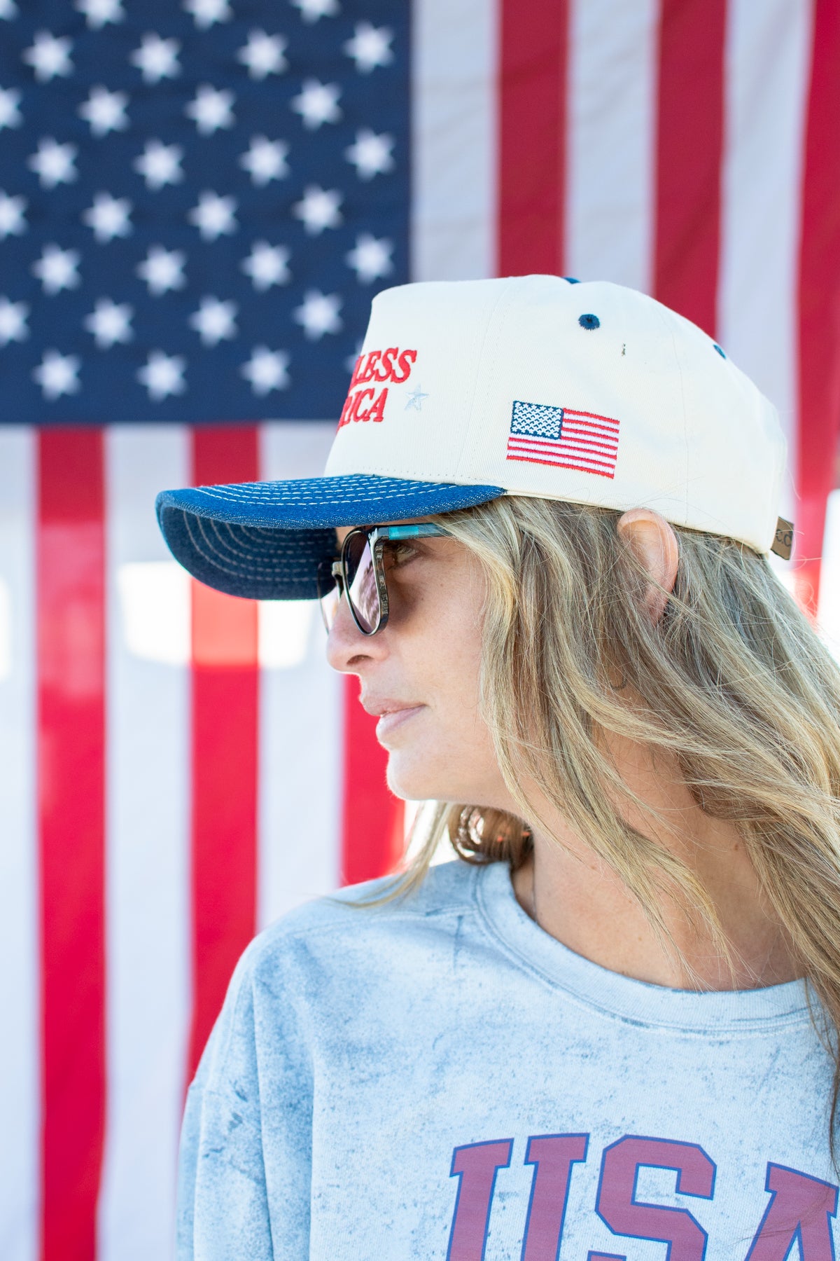 'God Bless America' Trucker Hat