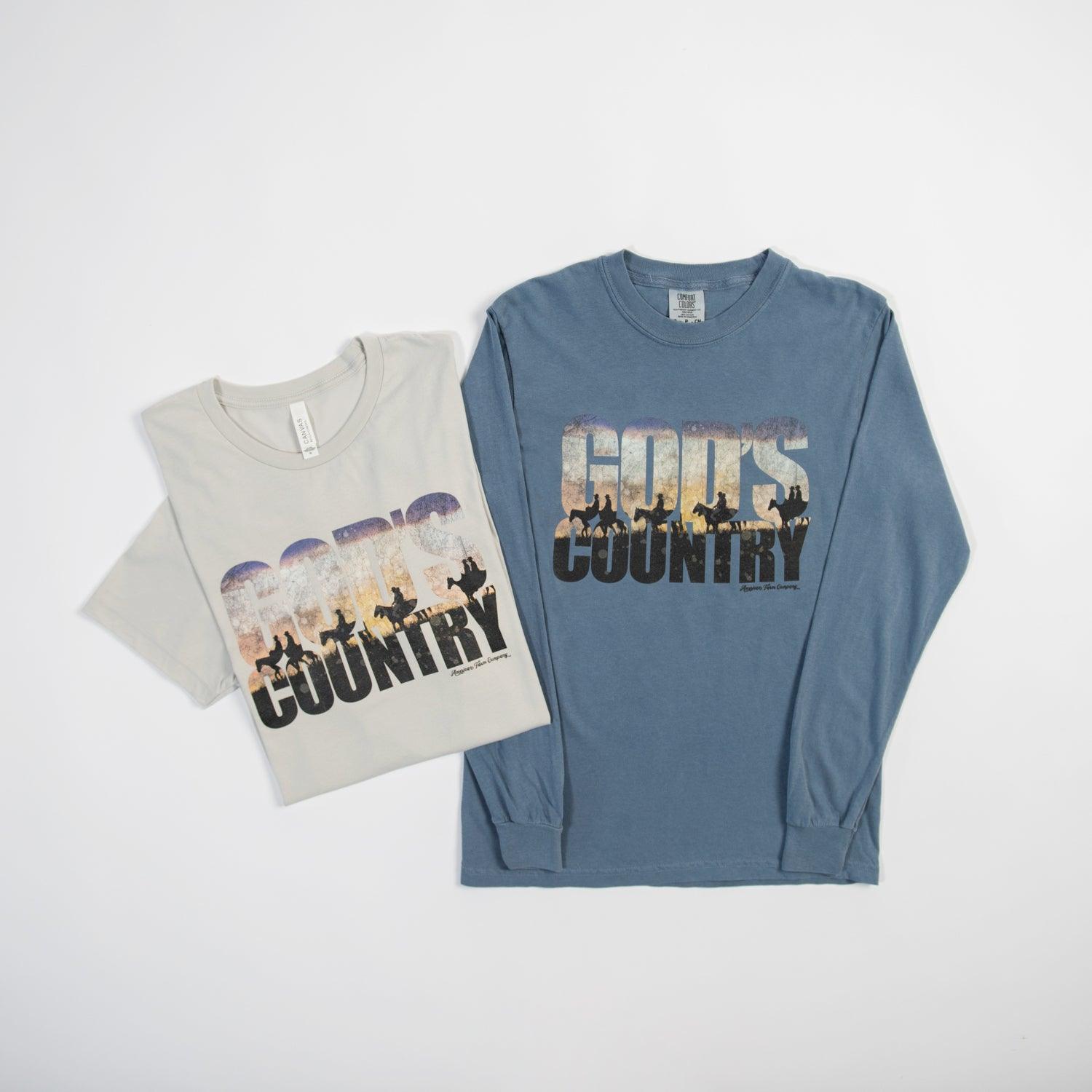 ‘God’s Country’ Grey Tee - American Farm Company