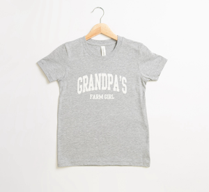 'Grandpas Farm Girl' Toddler/Youth Tees - American Farm Company