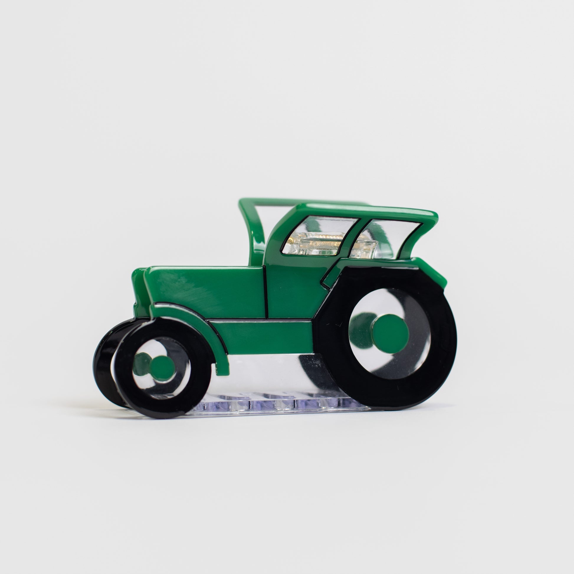 Green Tractor Hair Clip - American Farm Company