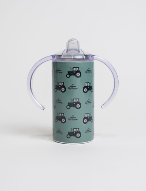 Green Tractor Sippy Cup