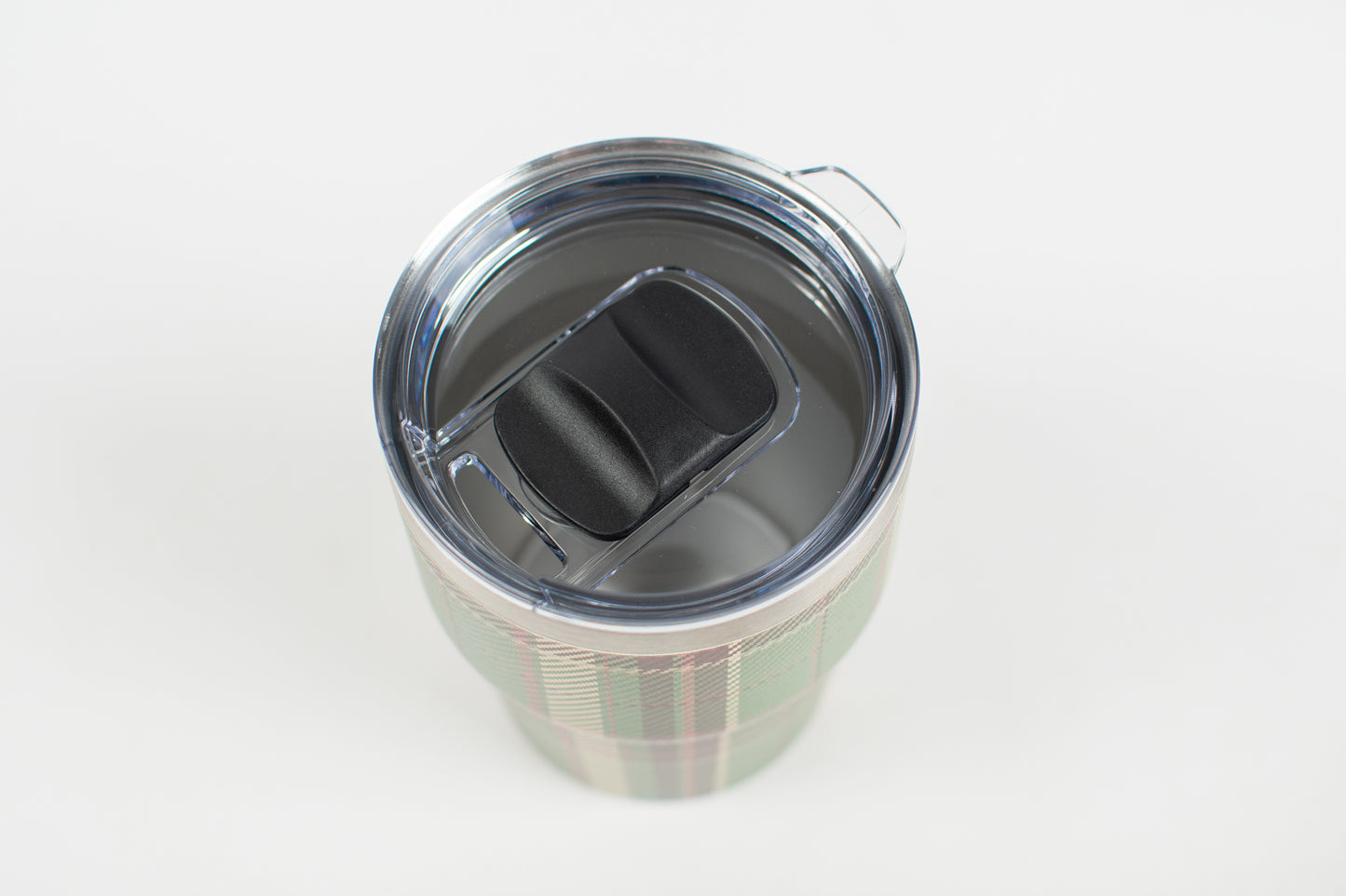 Green Plaid Pattern 12oz Little Tank Tumbler