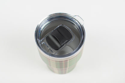 Green Plaid Pattern 12oz Little Tank Tumbler
