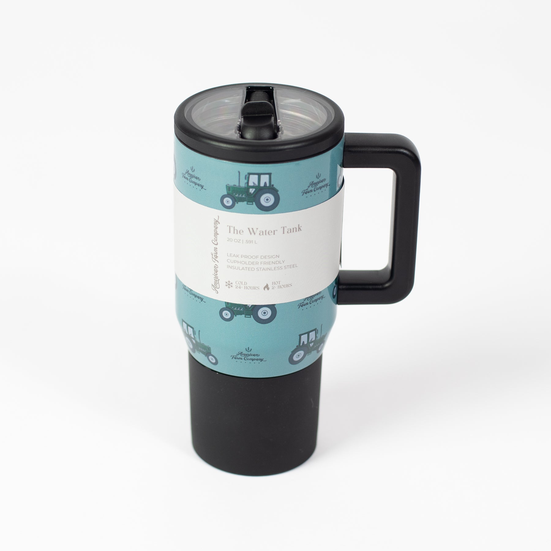 Green Tractor 20oz Water Tank Tumbler - American Farm Company