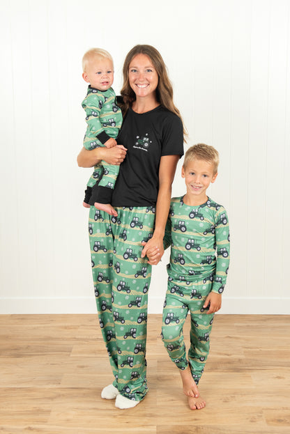 Green Tractor Christmas Adult Pajama Pants *PREORDER*