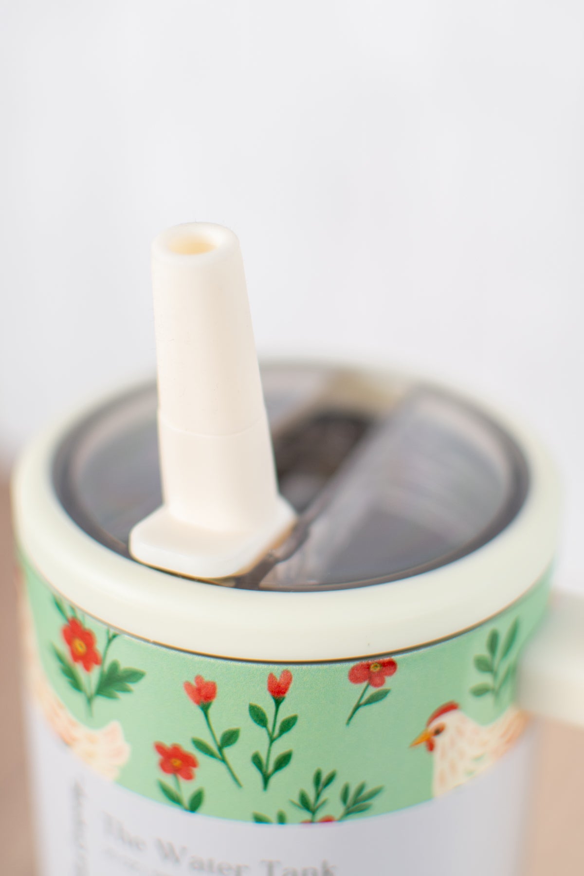 Green Chickens & Blooms 20oz Water Tank Tumbler