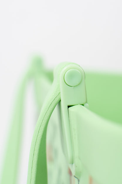 *PREORDER* Green Chickens & Blooms Rubber Tote Bag - Large