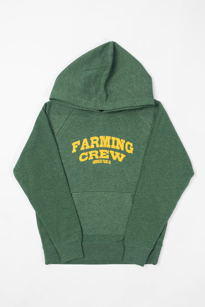 Green 'Farming Crew' Toddler/Youth Hoodie