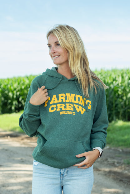 Green 'Farming Crew' Hoodie