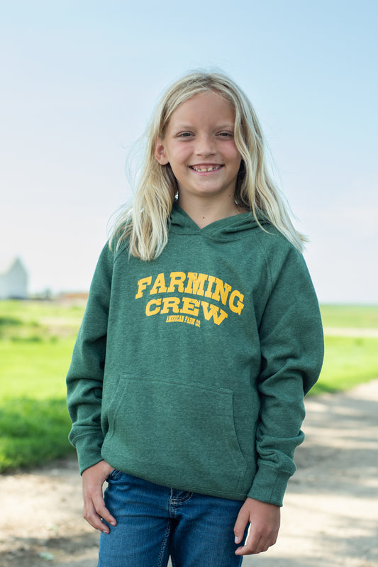 Green 'Farming Crew' Toddler/Youth Hoodie