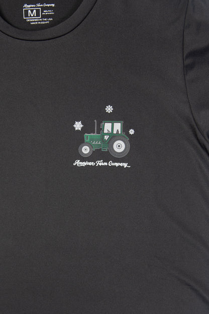 Green Tractor Christmas Adult Pajama Shirt *PREORDER*