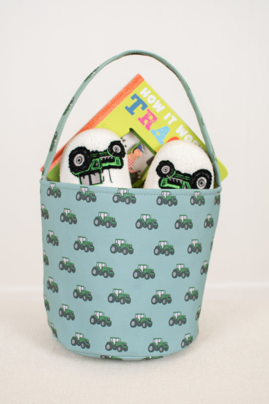 *PREORDER* Green Tractor Easter Basket