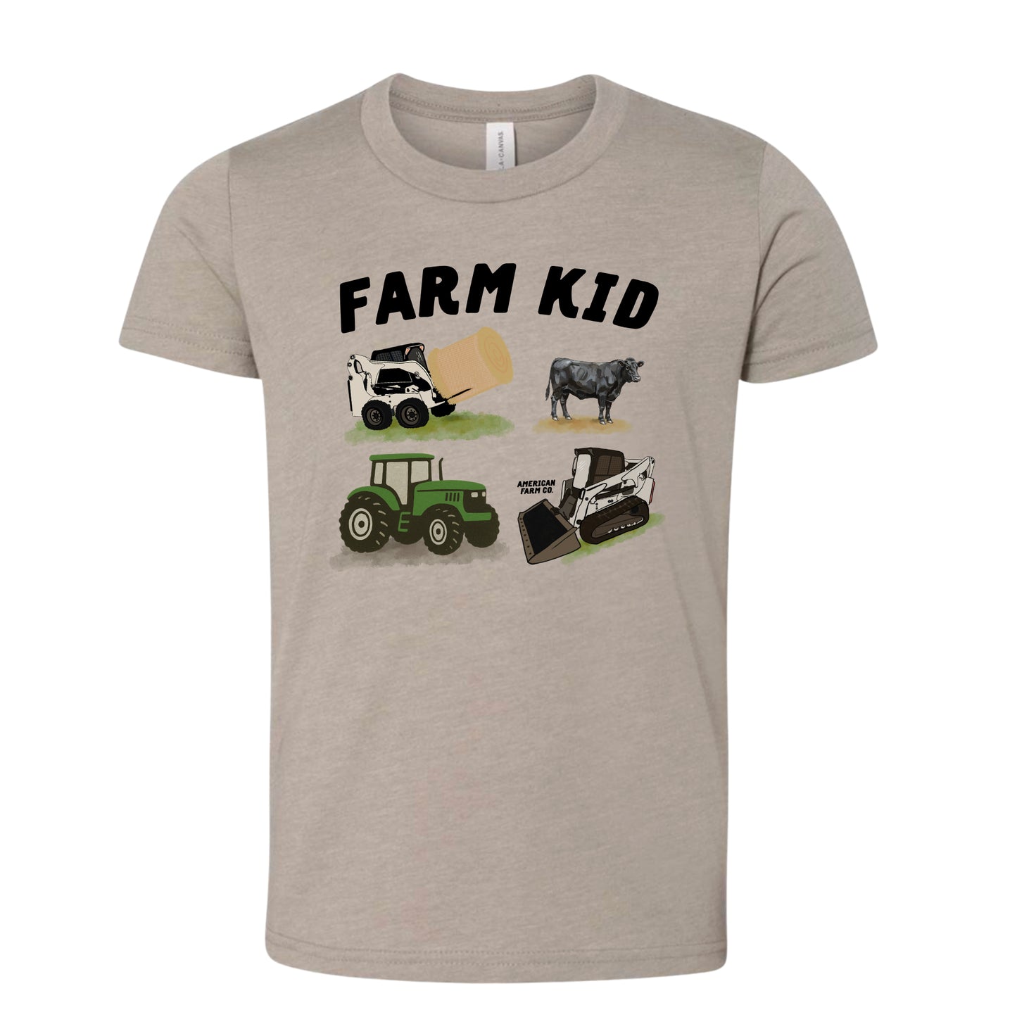 Green Tractor 'Farm Kid' Toddler/Youth T-Shirt