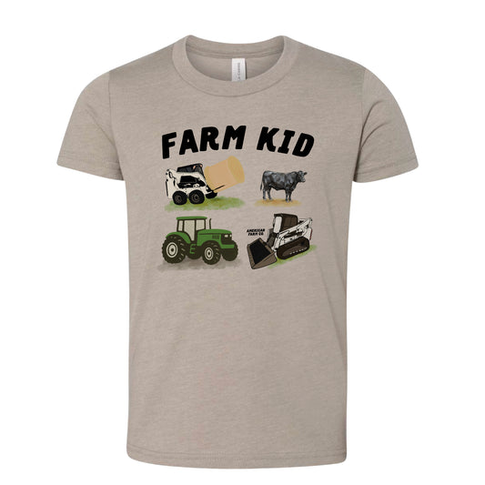 Green Tractor 'Farm Kid' Toddler/Youth T-Shirt