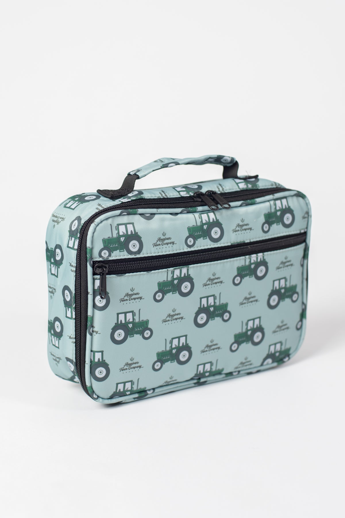 Green Tractor Lunch Bag