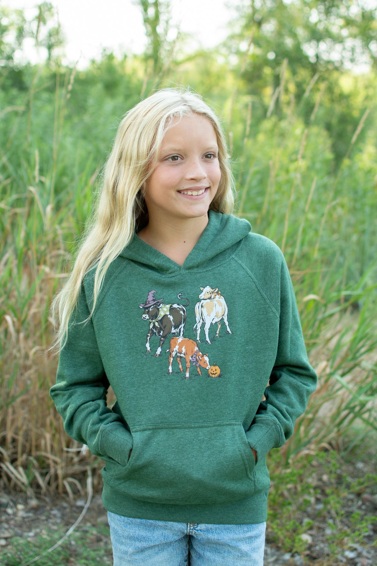 Halloween Calves Trick-or-Treat Toddler/Youth Hoodie