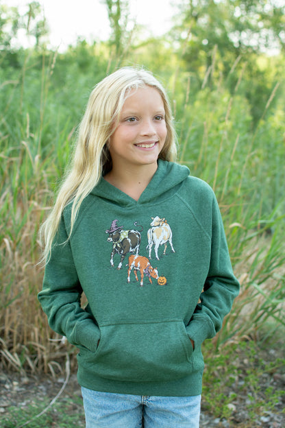 Halloween Calves Trick-or-Treat Toddler/Youth Hoodie