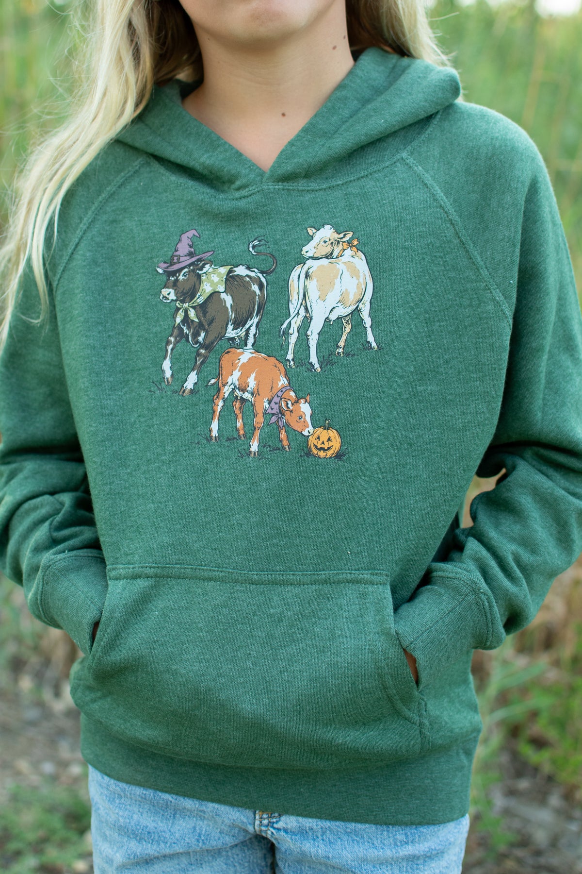Halloween Calves Trick-or-Treat Toddler/Youth Hoodie