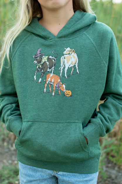 Halloween Calves Trick-or-Treat Toddler/Youth Hoodie