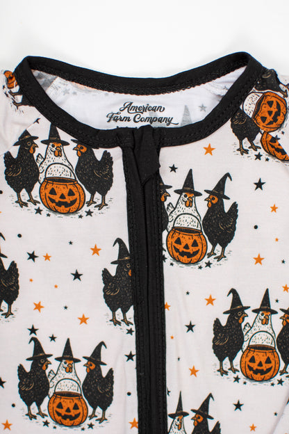 Halloween Chicken Witches Bamboo Baby Zippy