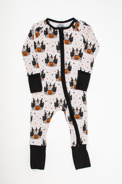 Halloween Chicken Witches Bamboo Baby Zippy