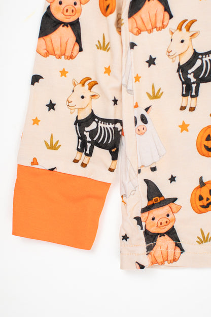 Halloween Farm Animals Toddler/Youth Bamboo Pajama Pant Set