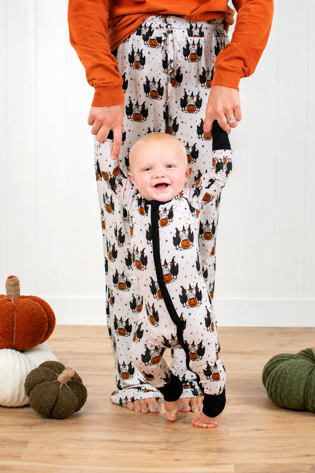 Halloween Chicken Witches Adult Bamboo Pajama Pant