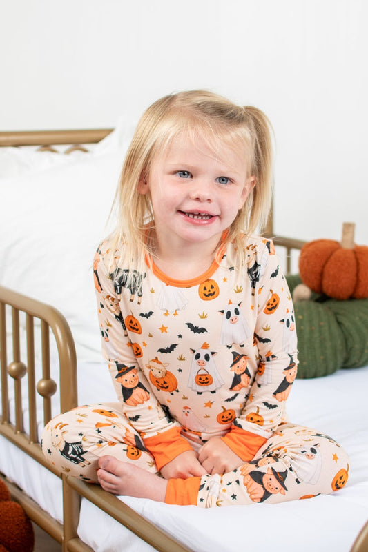 Halloween Farm Animals Toddler/Youth Bamboo Pajama Pant Set