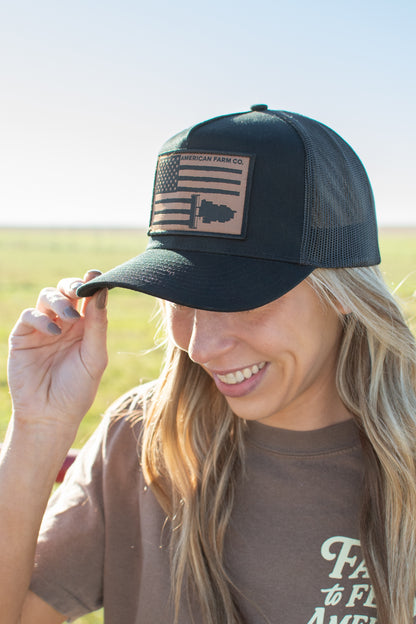 Harvest Flag Cap - Black