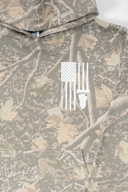 Harvest Flag Camo Youth Hoodie