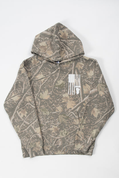 Harvest Flag Camo Youth Hoodie