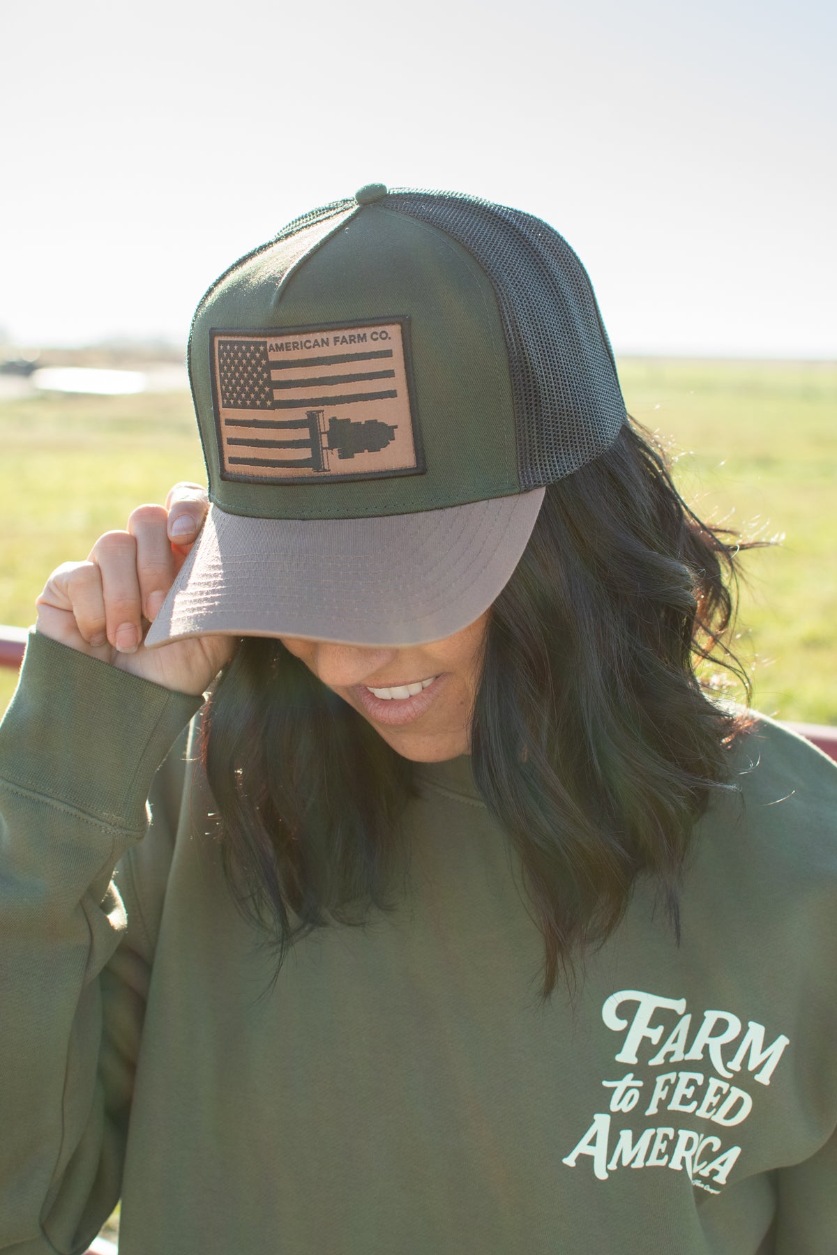 Harvest Flag Cap - Green