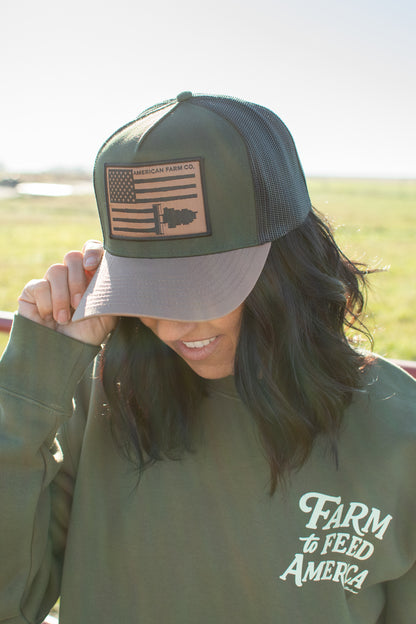 Harvest Flag Cap - Green