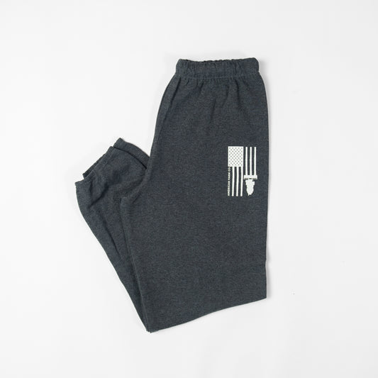 Harvest Flag Charcoal Sweatpants - American Farm Company