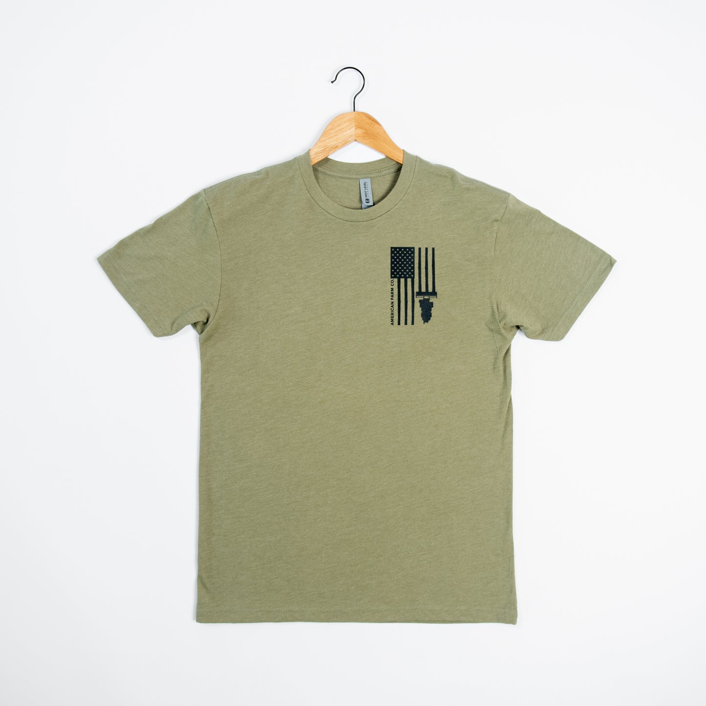 Harvest Flag Essentials Green Tee
