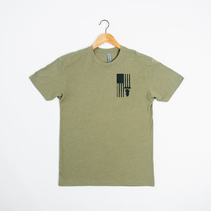 Harvest Flag Essentials Green Tee