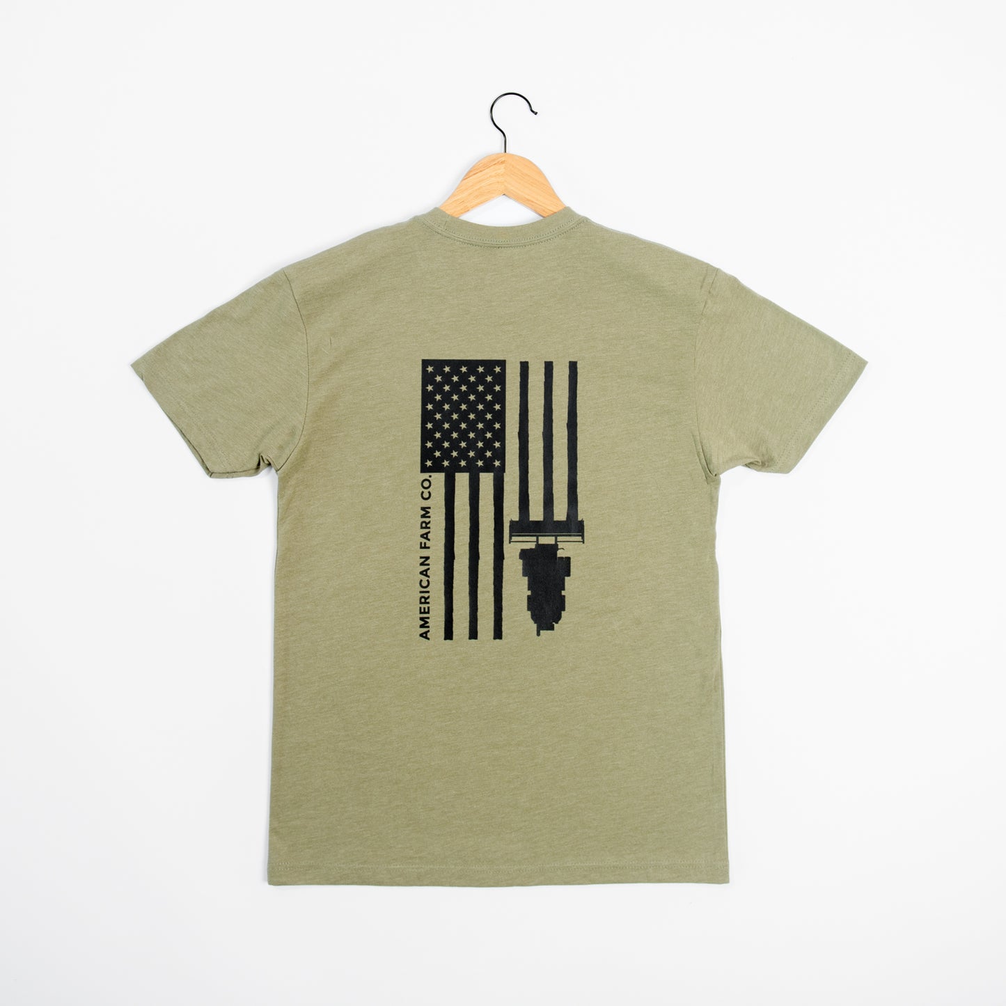 Harvest Flag Essentials Green Tee